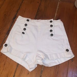 White shorts